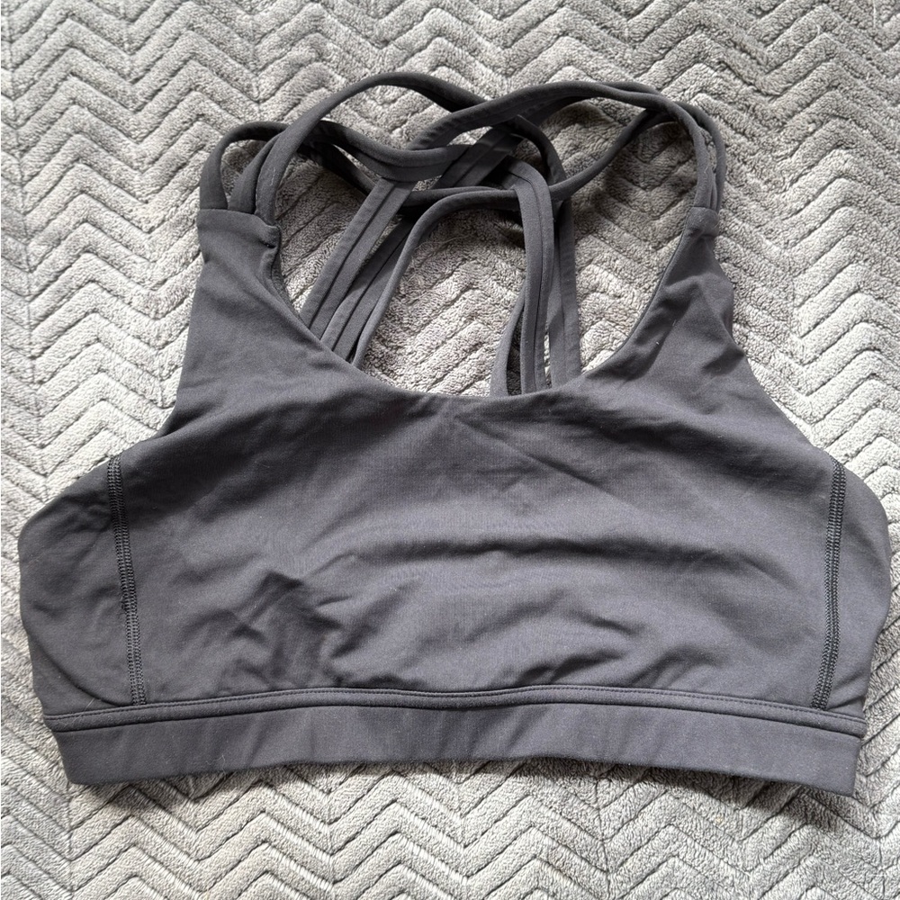 lululemon athletica Strappy Back Sports Bra - Black
